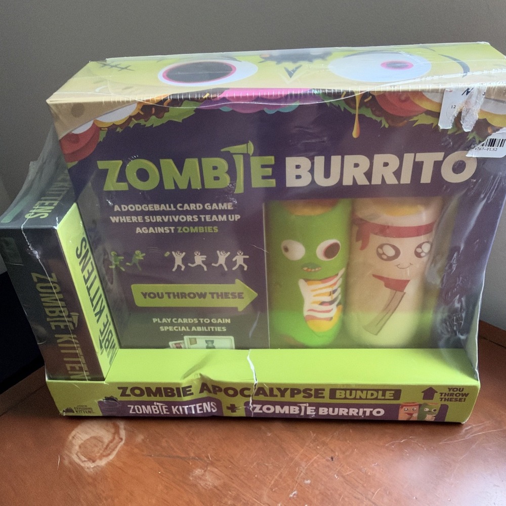 Exploding Kittens Zombie Apocalypse Bundle Zombie Burrito + Zombie Kittens